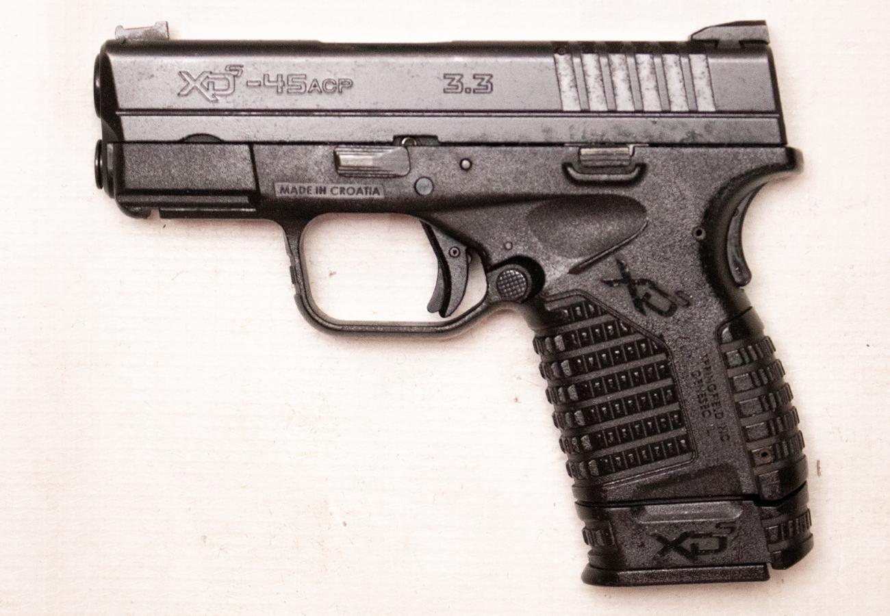 SPRINGFIELD XDS-45 45ACP Police Trade-In Semi-Auto Pistol with Grip Safety